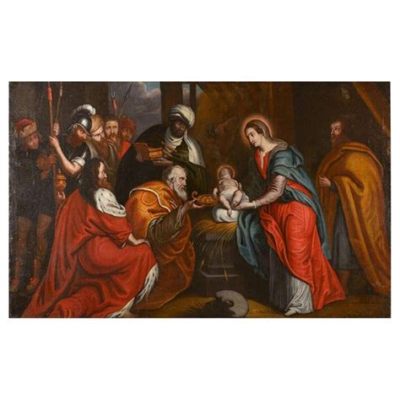 The Adoration of the Magi: A Baroque Fantasy Painted in Vivid Colors and Bold Brushstrokes!