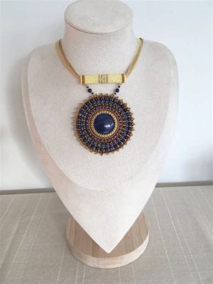 The Dance of Shiva - A Celestial Ballet Embroidered in Gold and Lapis Lazuli!