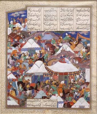 The Maqsud Shahnama: Illuminating Tales with Exquisite Detail and Vivid Colors!