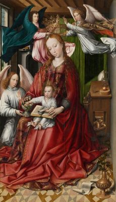  The Virgin and Child with Angels: Mystiikan ja Valon Trilleri 11. Vuosisadalta